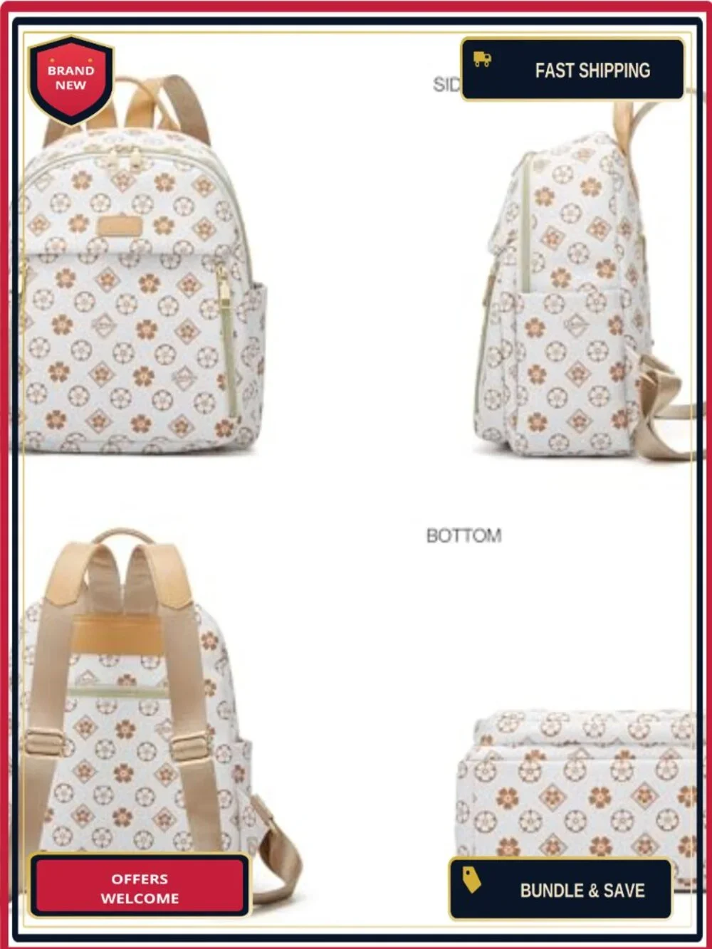 Mini Backpack for Women PU Leather Casual Daypack Travel School